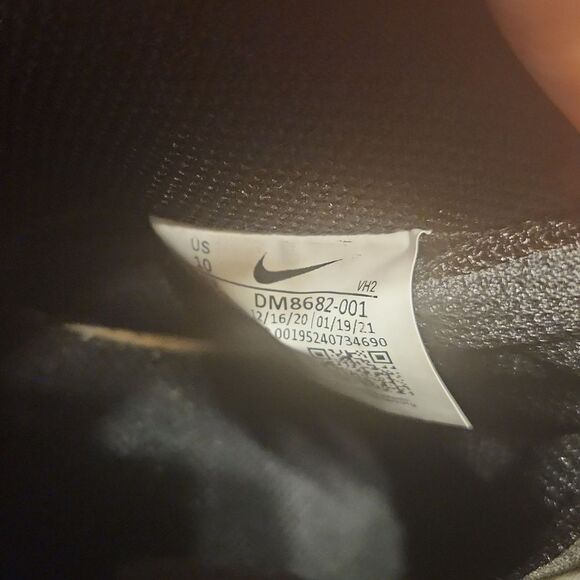 Nike Men's Court Vision Mid Bred Red & Black Shoes DM8682-001 Size 10 - Picture 10 of 13